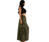 Drawstring Parachute Skirt