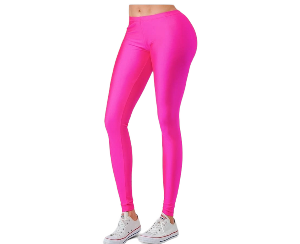Fab Neon Pink Wide Wasted Leggings